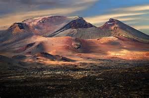 Paysage lunaire des volcans