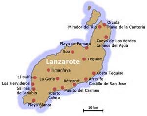 carte de Lanzarote