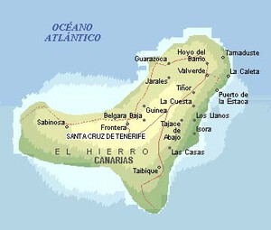 Carte d'El Hierro