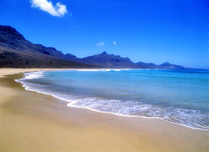 plage de corralejo au Nord de Fuerteventura